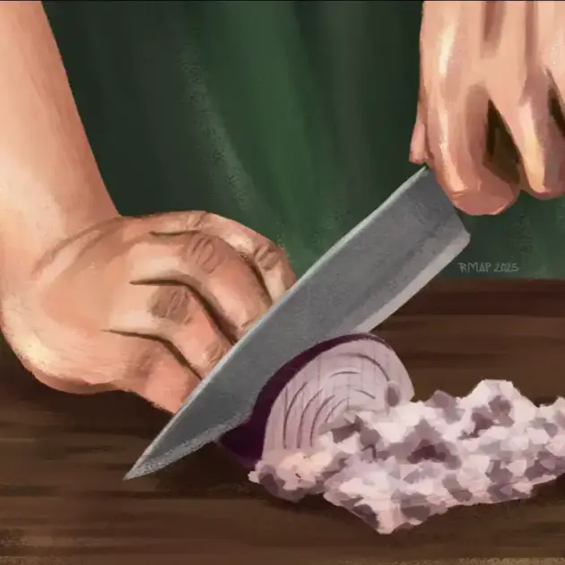 Reanimant and Onion- Postcard